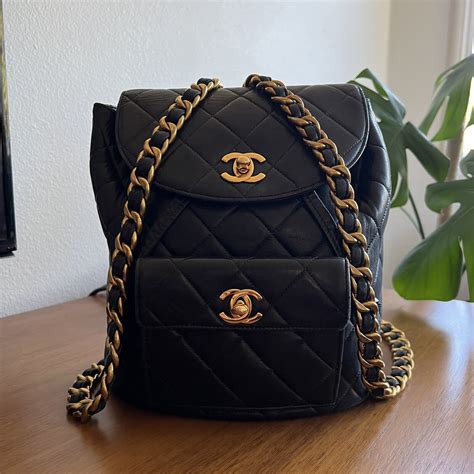 chanel vintage backpack